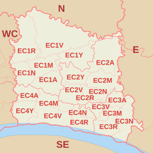 EC postcode area